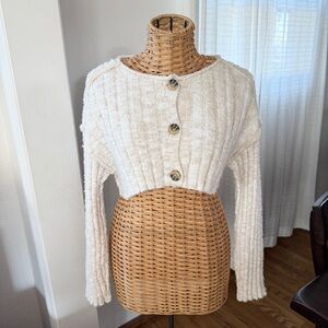 BDG for Urban Outfitters knit crop cardigan sweater XS